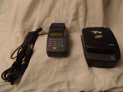Verifone Vx510 Credit Card Machine *AND* RDM EC6014 Check Reader With ALL Cables