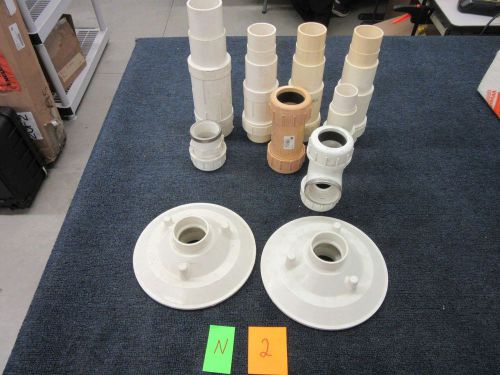 10 PVC FLO CONTROL COMPRESSION FLANGE TEE EXPANSION PLUMBING PIPE NEW