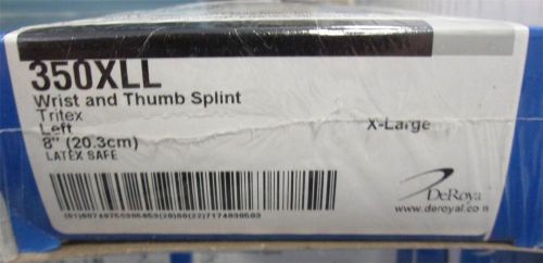 Deroyal wrist &amp; thumb splint left xl ref. 350xll for sale