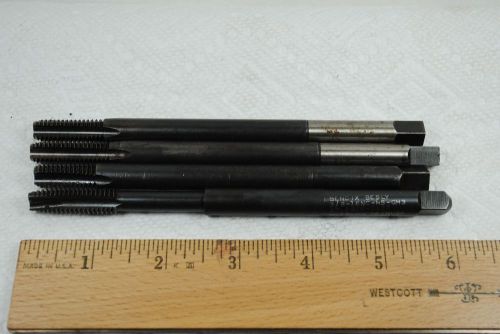 Four - 3/8 - 16 bendix machine taps 6 inches long made in usa for sale