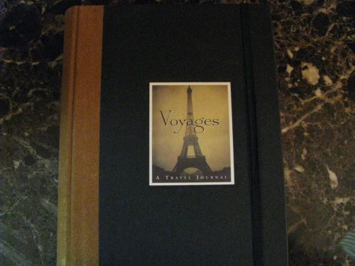 Voyages: a travel journal (notebook, diary) (suede) (spiral bound) paris for sale