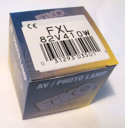 Eiko av/photo lamp fxl 82v 410w halogen projector bulb - new in box for sale