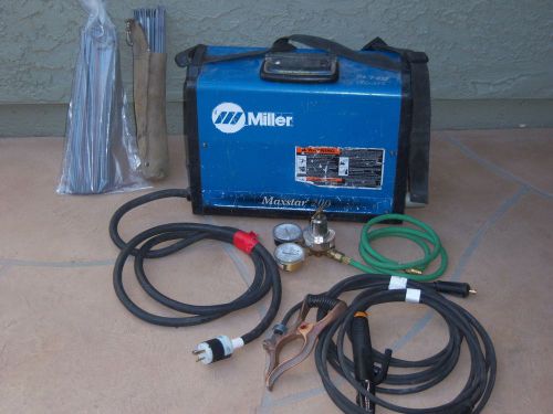 Miller Maxstar 200 DX P/N 903701-01-1 TIG &amp; Stick Welder UnitW/Leads Smith Gauge
