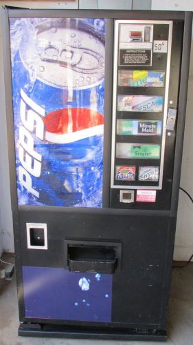 VTG Six Slot Pepsi Soda Pop Cola Vending Machine Dixie Narco 80s Needs Freon