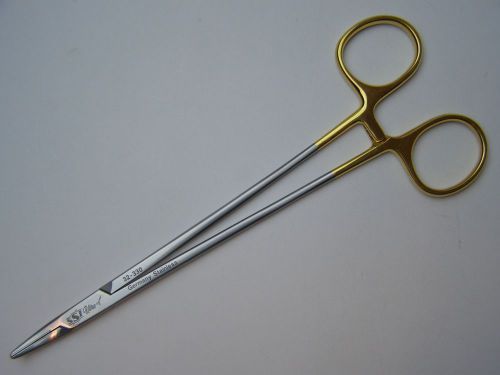Ssi 32-330 tc crilewood needle holder 7&#034; curved surgical instrument german for sale