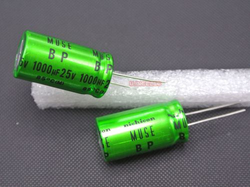 2pcs 1000uf 25v nichicon muse es bp bi-polarized electrolytic capacitor for sale