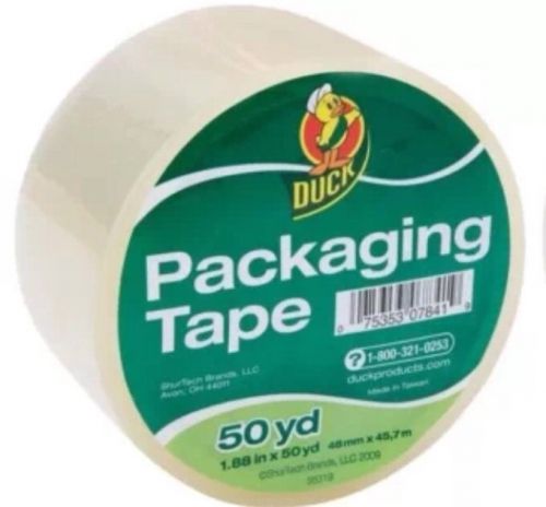 1 ROLL Clear Duck Packaging Packing Carton Shipping Tape 1.88&#034; x 50 yards