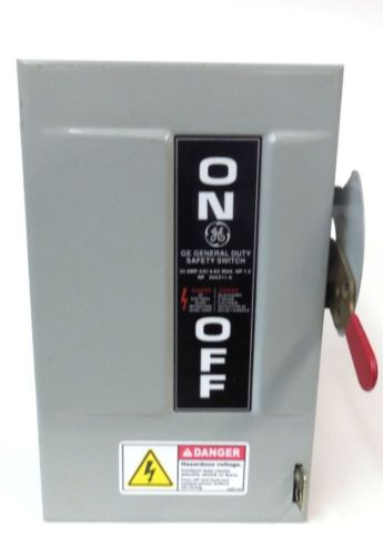 GENERAL ELECTRIC SAFETY SWITCH TG4321 MODEL:8, 30 A, 240 V