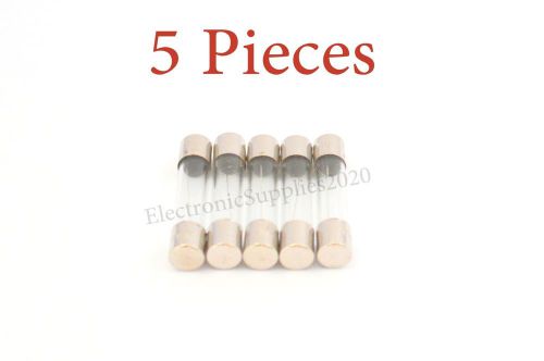 5x fast blow glass fuses 20a 20 amps 110-250v 6x30. usa fast shipping for sale