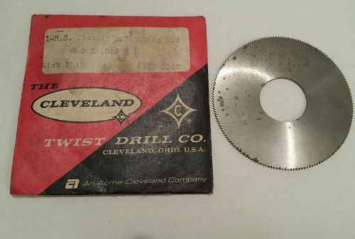 Cleveland jeweler&#039;s slotting saw hss 3 x .45 XL # 428028 LIST # 1319