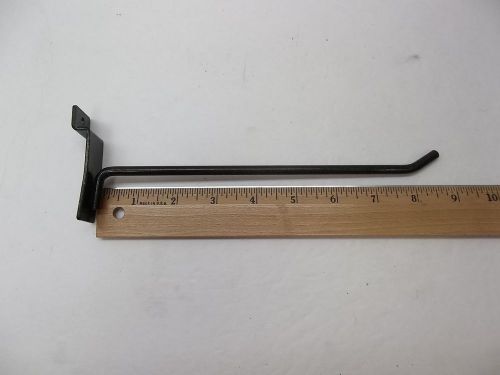 Slat Wall Hooks! - Used - Black - Quantity 10 - 9&#034; Hook - Perfect for Stores!