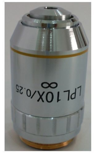 NEW 10 X INFINITY PLAN Achromatic Long METALLURGICAL MICROSCOPE OBJECTIVE Lens