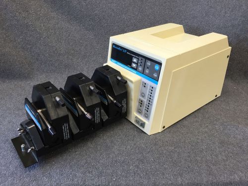 Cole-parmer masterflex peristaltic pump 7523-50 with 3 speedload pump heads for sale