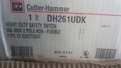 Cutler Hammer DH261UDK Heavy Dduty Safety Switcy
