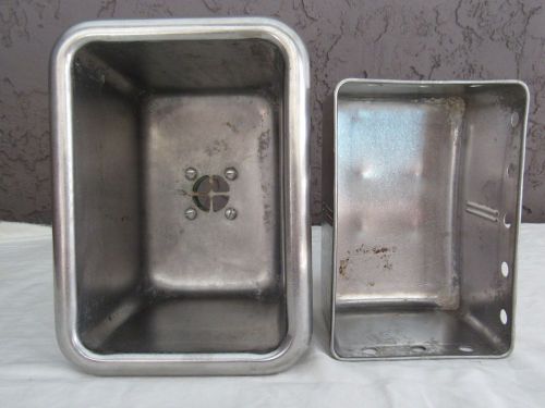 Stainless steel sink well for soda fountain utensils with drain restoration item for sale