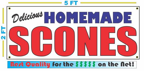 HOMEMADE SCONES BANNER Sign NEW Larger Size Best Quality for the $$$ BAKERY