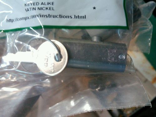 (1) file cabinet lock - chicago lock with two keys  c5001lp  1x20 for sale