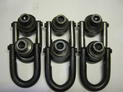 Six (6) used american drill bushing&#039;s swivel hoist ring 5,000 lbs (3/4&#034;) for sale
