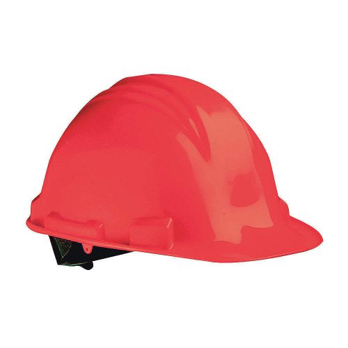 Hard hat, frtbrim, slotted, 6ratchet, red a69r150000 for sale