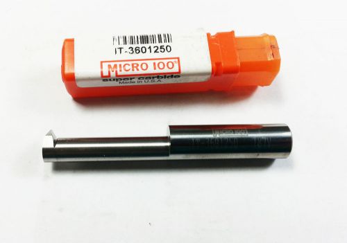 .360&#034; x 1.250&#034;  Micro 100 Carbide LH Mini Boring/Threading Bar (O 203)