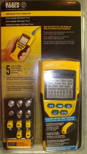 Klein Tools VDV501-823R VDV Scout® Pro 2 Tester Kit - NEW **Free Shipping** Seal