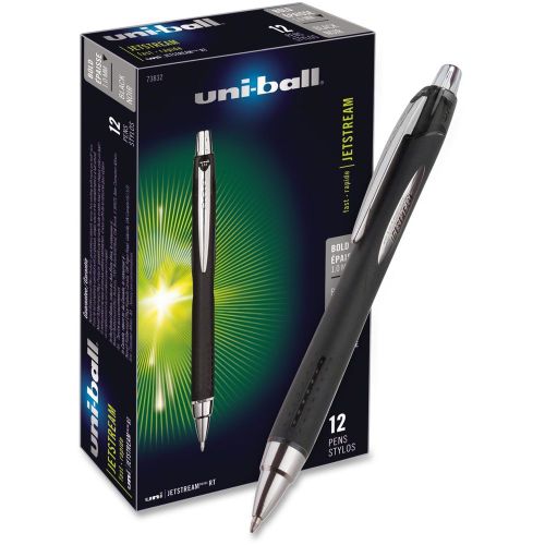 Uni-ball jetstream rt bold tip ballpoint pens - bold pen point type - (73832dz) for sale