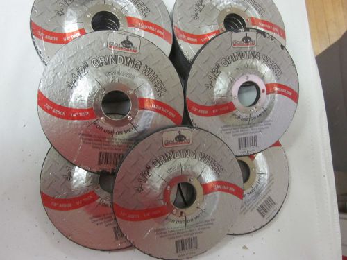 ~ 15 ~ 4-1/2&#034; DISC 1/4&#034; THICK 7/8&#034; ARBOR GRINDING WHEEL CUTTING METAL 13,300 RPM