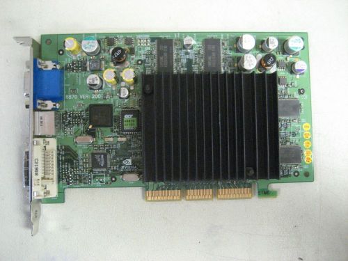 NVidia 6002247 8870 Version 200 128MB AGP VGA DVI S-Vdieo Video Card (#7186)