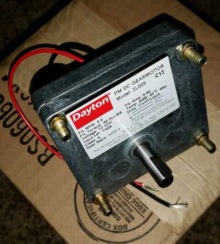 Dayton 2L004 DC Gear motor