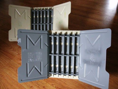 2 sets : master catalog racks (mixed color) cream/ grey- 6 rings for sale