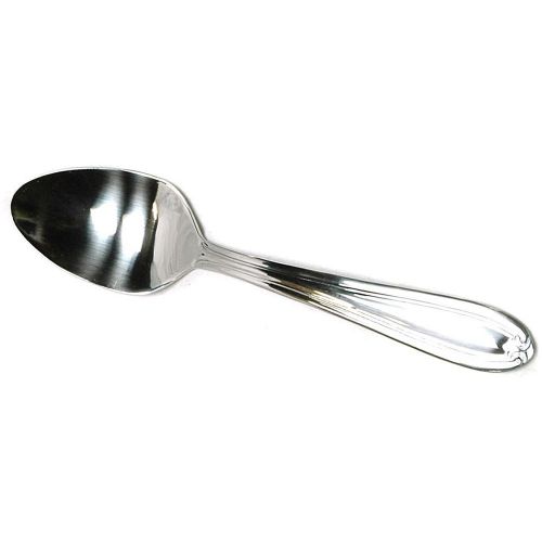 Salsa teaspoon 1 dozen count stainless steel silverware flatware for sale