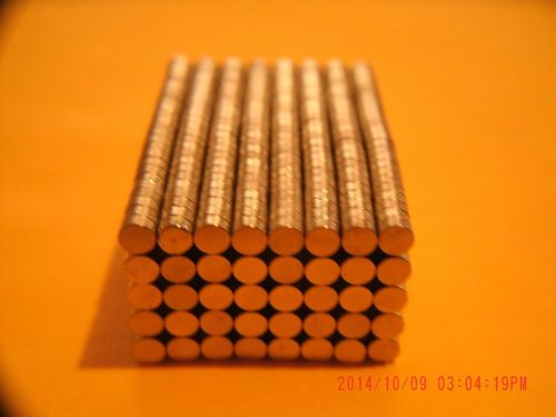 10pcs 3x1.5mm(1/8&#034;x1/16&#034;) Neodymium Disc N35 Super Strong Rare Earth Magnets