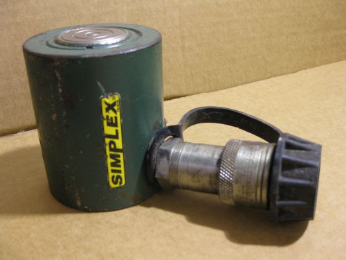 Simplex  rls101  used 10 ton low profile spring return hydraulic cylinder for sale