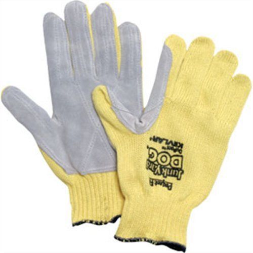 Junk yard dog kevlar cut resistant leather palm gloves men&#039;s universal ansi-3 for sale