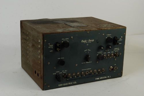 Kay rada-sweep sweeping oscillator / crystal marker generator as is for sale