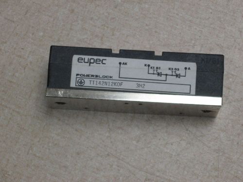 NEW – Eupec (Infineon) Phase Control Thyristor Module, TT142N16KOF,  230A, 1600V