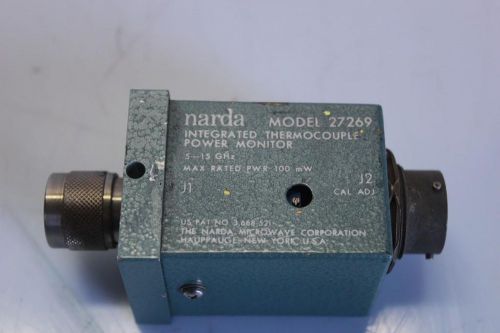 NARDA MICROLINE  Integrated Thermocouple Power Monitor 10mW 15GHz