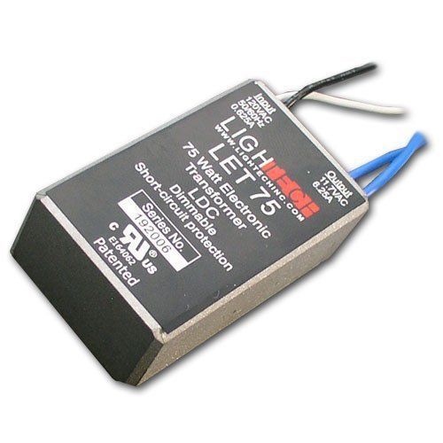 Let-75 12v ac class 2 electronic remote transformer by lightech for sale