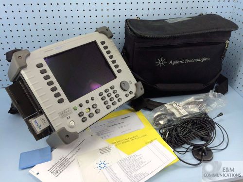 E7495B HP AGILENT WIRELESS BASE STATION 10 MHZ TO 2.7 GHZ 11 OPTIONS INSTALLED