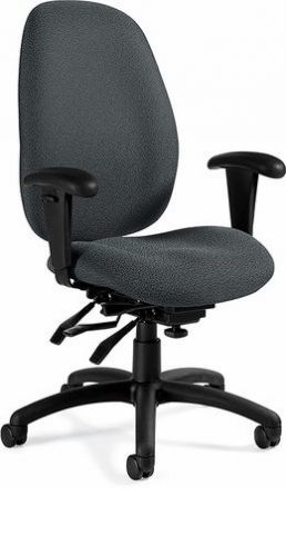Global  Malaga Ergonomic Office Chair in Sapphire Fabric (Model #3140)  New!