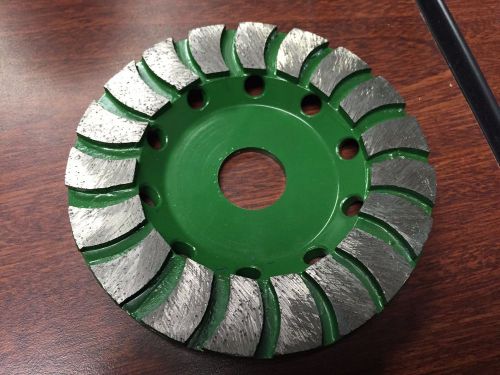 4” Standard Turbo Diamond Cup Wheel for Concrete 19 Seg 5/8”-11 Threads