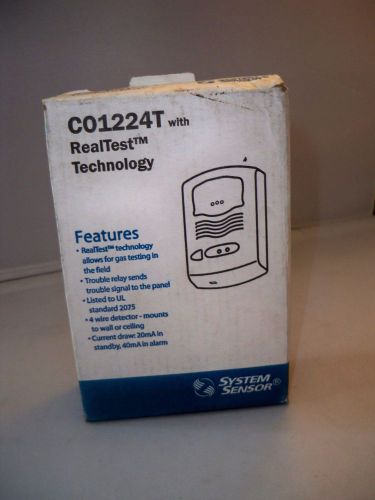 System Sensor CO1224T Carbom Monoxide Detector