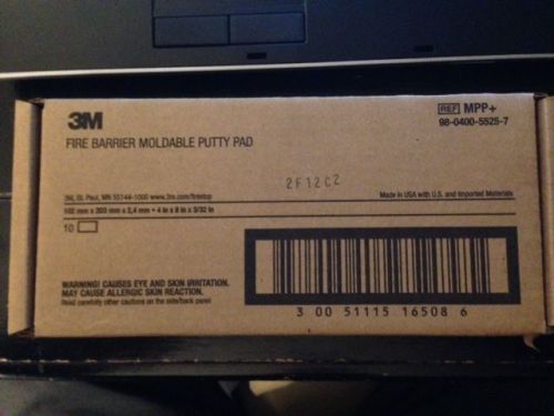 3M MPP+ 4&#034; x 8&#034; MOLDED PUTTY PADS - Sealed Box of 10