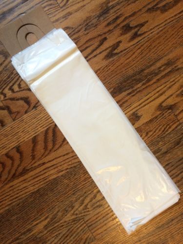 100 White Plastic Bags - 5.5X19