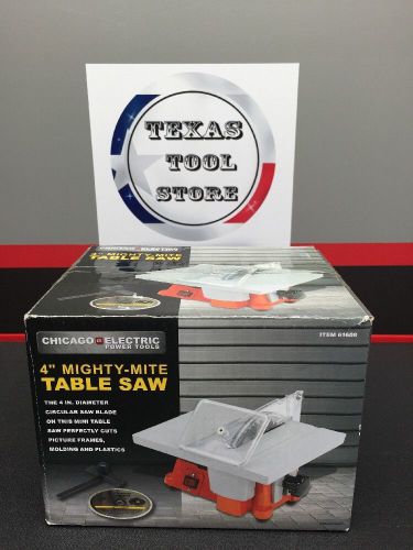 4&#034; Mighty Mite Table Saw Ideal For Molding Picture Frames Texas Tool Store