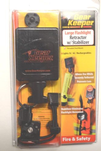 NOS Gear Keeper Large Flashlight Retractor Threaded Stud Mount#RT3-4323