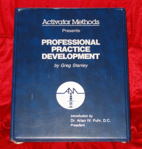 Chiropractic: &#034;professional practice development&#034; (6-vhs videos) by greg stanley for sale