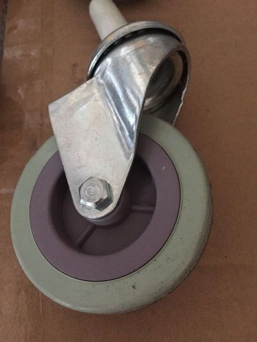 1 Piece 3&#034;  Rubbermaid Mop Bucket Casters 1/2&#034; or 5/8&#034; fitting