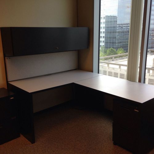 HAWORTH PRIVATE OFFICE DESK MODULAR STATIONS BUDGET PRICED, READY TO GO!