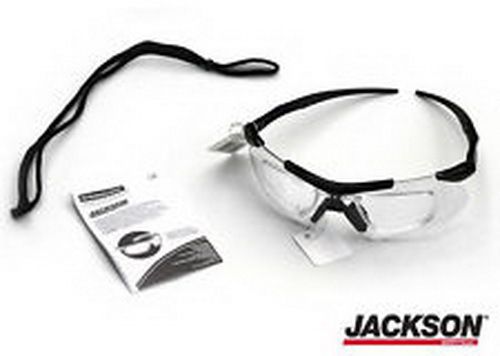 Jackson V60 SafeView Safety Glasses Goggles Clear Anti-Fog Lens +RX Insert 38503
